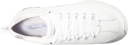 Skechers Women's Sneaker, White, 8.5