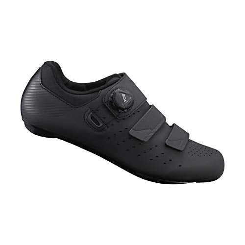 SHIMANO SH-RP400 High-Performance Road Endurance Cycling Bicycle Shoes, Black, 11-11.5 Men (EU 46)