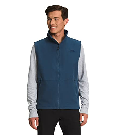 THE NORTH FACE Camden Soft Shell Mens Vest Shady Blue Dark Heather Large