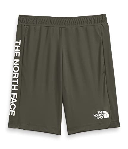 THE NORTH FACE Boy's Never Stop Training Shorts (Little Kids/Big Kids) New Taupe Green XS (6 Little Kid)