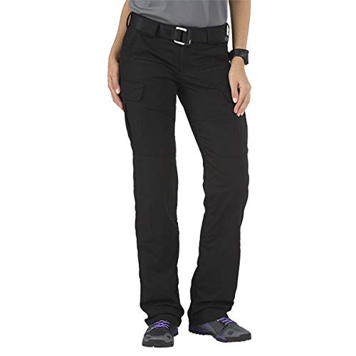 5.11 Tactical Women's Stryke Covert Cargo Pants, Stretchable, Gusseted Construction, Style 64386 2 Long Khaki