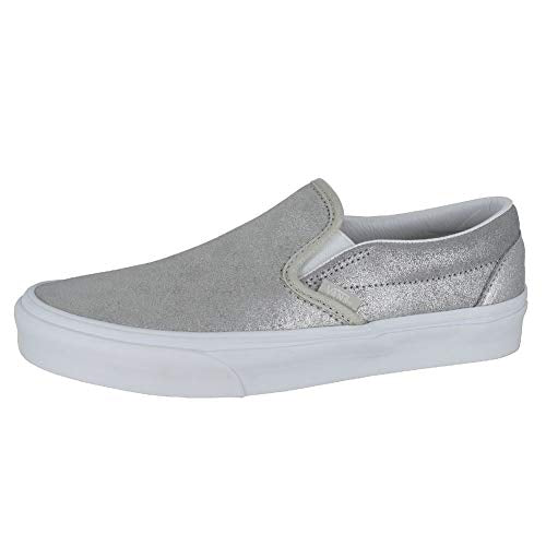 Vans Mens U Clasic Slip ON Silver Size 7.5