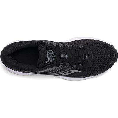 Saucony Men's Cohesion 13 Walking Shoe, Black | White, 7.5 M US