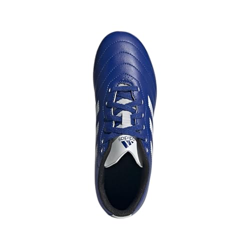 adidas unisex child Goletto Viii Firm Ground Soccer Shoe, Team Royal Blue/White/Core Black, 10 Toddler US