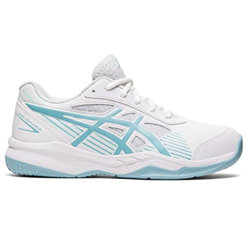 ASICS Gel-Game 8 GS (Little Kid/Big Kid) White/Smoke Blue 3 Little Kid M