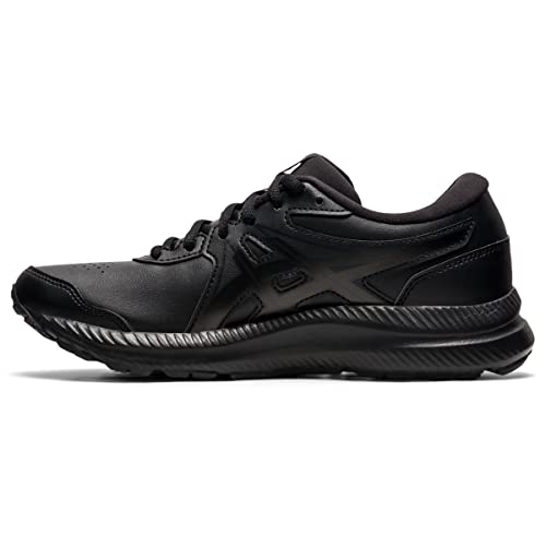 ASICS Women's Gel-Contend SL Walking Shoes, 9, Black/Black