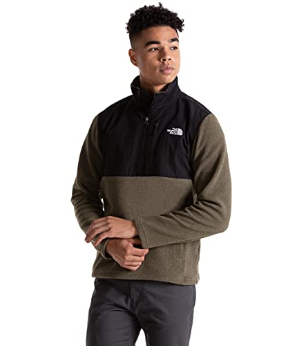 THE NORTH FACE Men's Sun Rise Quarter Zip Sweatshirt, New Taupe Green Heather, 2X