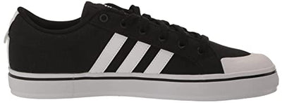 adidas Men's Bravada 2.0 Skate Shoe, Black/White/Black, 14