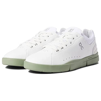 ON Mens The Roger Advantage Textile Synthetic White Reseda Trainers 11 US