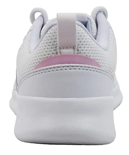 adidas Women's QT Racer 2.0 Running Shoe White/White/Clear Pink 6 M US