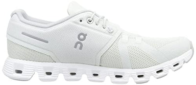 On Men's Cloud 5 Sneakers, Ice/White, 8