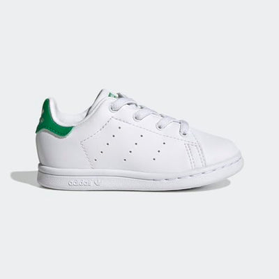 adidas Kids Stan Smith (End Plastic Waste) Sneaker, Cloud White/White/Green, 4 US Unisex Toddler