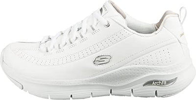 Skechers Women's Sneaker, White, 8.5