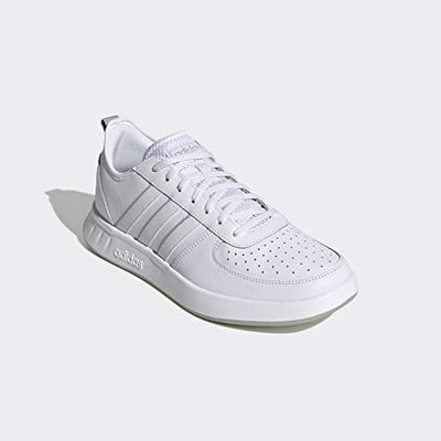 adidas Tennis Court 80's Shoes White/White/Grey