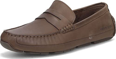 Cole Haan Men's Wyatt Penny Driver Driving Style Loafer, Riverstone, 10.5