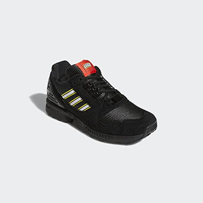 adidas Mens Original ZX 8000 Boost Running Shoes Black/Black (8, Numeric_8)