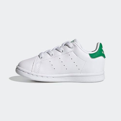 adidas Kids Stan Smith (End Plastic Waste) Sneaker, Cloud White/White/Green, 4 US Unisex Toddler