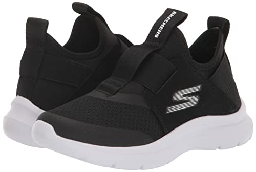 Skechers Bounder-Zatic Sneaker, Black/Blue/Lime, 4.5 US Unisex Little Kid