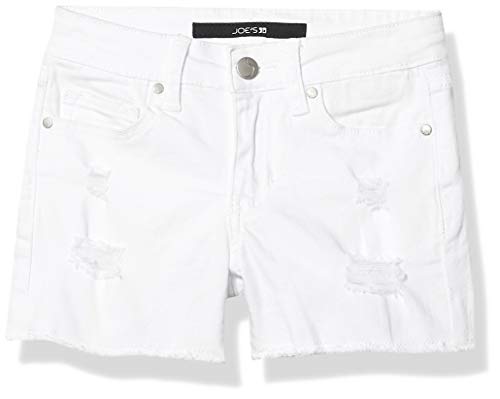 Joe's Jeans Girl's The Markie Shorts (Little Kids/Big Kids) White Maze 14 Big Kid