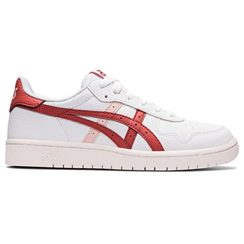 ASICS Women's Japan S Sportstyle Shoes, 9.5, White/RED Brick