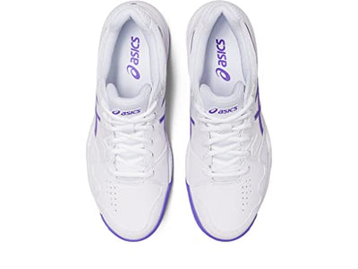 ASICS Women's Gel-Dedicate 7 Tennis Shoes, 11.5, White/Amethyst