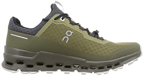 On Mens Cloudultra Mesh Olive Eclps Trainers 10.5 US