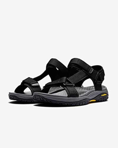 Skechers Men's LOMELL-RIP Tide Open Toe Sandal, Black, 12