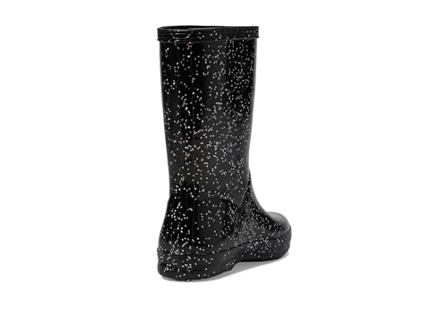 Hunter Boots Infant's First Classic Giant Glitter Rain Boot Black 8 Medium US