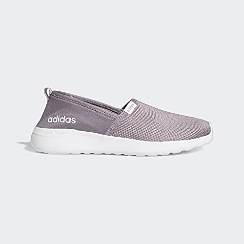 adidas Women's Lite Racer Slip-On Shoes, Purple/White 11