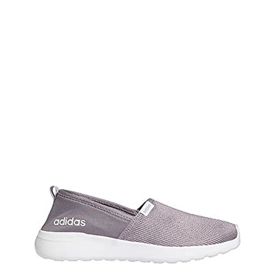 adidas Women's Lite Racer Slip-On Shoes, Purple/White 11