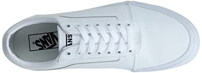 Vans Men's Ward Sneaker, Canvas White White, 14