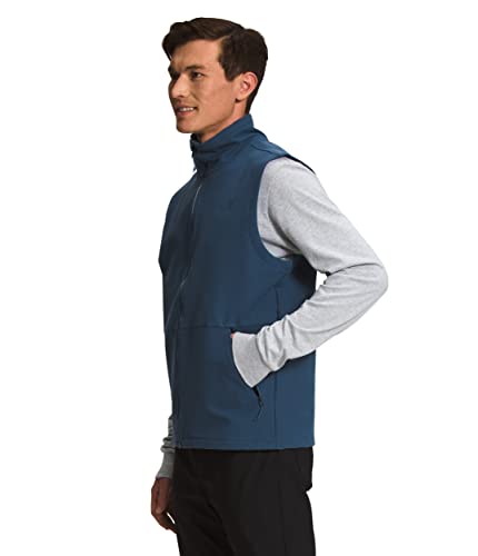 THE NORTH FACE Camden Soft Shell Mens Vest Shady Blue Dark Heather Large