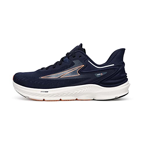 ALTRA Women's Torin 6 Running Shoe Wide, Navy/Coral, 11 Wide