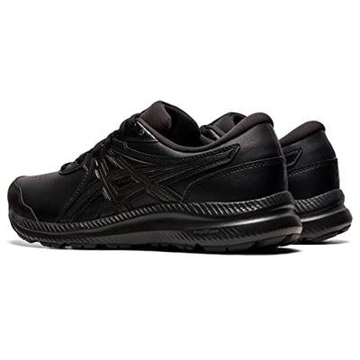 ASICS Women's Gel-Contend SL Walking Shoes, 9, Black/Black