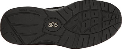 SAS JV Mesh - Shoes for Men - Durable Suede - Cushioned Tongue - Breathable Textile Linings - Lightweight Black 12 N - Narrow (C)