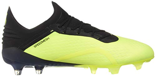 adidas Men's X 18.1 FG Soccer Cleat, 9.5 D(M) US, Football Solar Yellow/Core Black/Cloud White