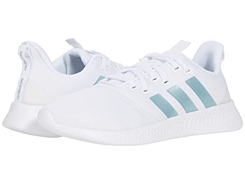 ADIDAS Women's Puremotion Running Sneaker, White/Vision Met/White, 7 M US