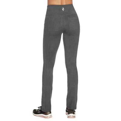 Skechers Women's Go Walk High Waisted Pant Joy, Charcoal Grey, XX-Large