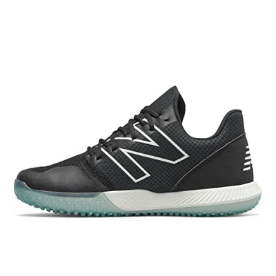 New Balance mens Fuelcell 4040 V6 Turf-trainer Baseball Shoe, Black/White, 7.5 US