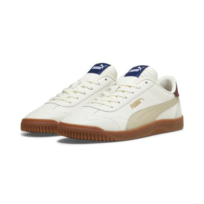 PUMA Mens Club 5v5 Sneaker, Warm White-Putty-Team Regal Red-Clyde Royal, 13