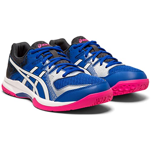 ASICS Women's Women's Gel-Rocket 9 Volleyball Shoes, ASICS Women's Women's Blue/White, 10 M US