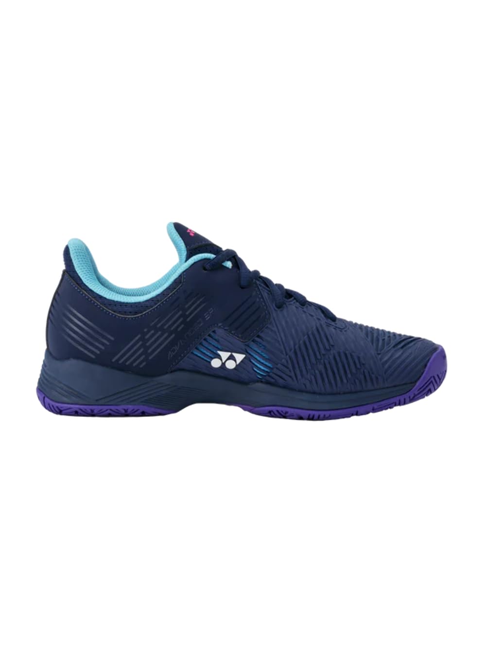 YONEX Women's Sonicage 2 All-Court Tennis Shoes, Navy/Blue Purple (US Men 5.5, US Women 7))