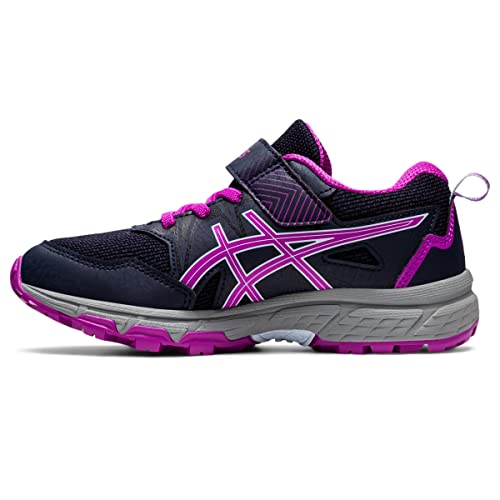 ASICS Kid's PRE Venture 8 Pre-School Running Shoes, 2, Midnight/Orchid