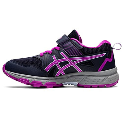 ASICS Kid's PRE Venture 8 Pre-School Running Shoes, 2.5, Midnight/Orchid