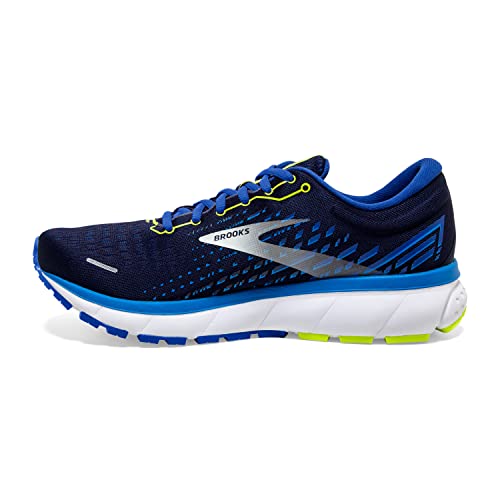 Brooks Men's Ghost 13 Running Shoe - Peacoat/Indigo/Nightlife - 10 Medium