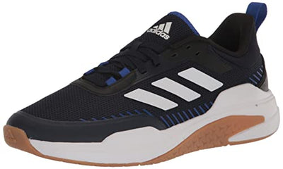 adidas Men's V Cross Trainer, Ink/White/Lucid Blue, 7