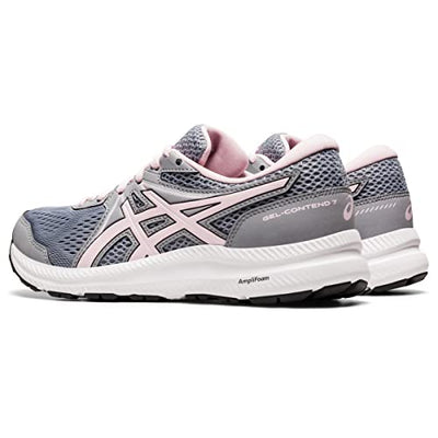 ASICS Womens Gel-Contend® 7 Sheet Rock/Pink Salt 6 D - Wide