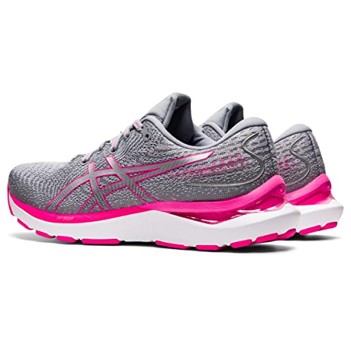 ASICS Women's Gel-Cumulus 24 Running Shoes, 5, Sheet Rock/Pink GLO