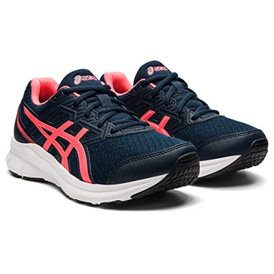 ASICS Girl's Jolt 3 GS (Little Kid/Big Kid) French Blue/Blazing Coral 3.5 Big Kid M