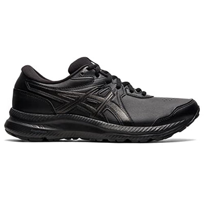 ASICS Women's Gel-Contend SL Walking Shoes, 9, Black/Black